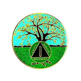Tree of Life AA Medallion 24hr-60yr at Your Serenity Store