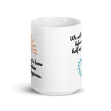 We will be Amazed White glossy mug at Your Serenity Store