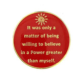 Willingness AA Recovery Medallion 24hr-40yr at Your Serenity Store