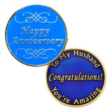 Z07. Husband Recovery Medallion Blue or Purple at Your Serenity Store