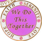 Z09. Sisters In Recovery AA Medallion Pink at Your Serenity Store