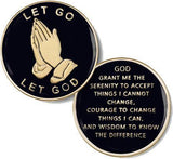 Z34 Let Go & Let God Recovery Medallion at Your Serenity Store