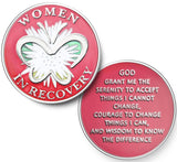 Z39. Women in Recovery Medallion - Coral at Your Serenity Store